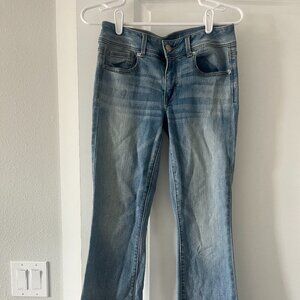 American Eagle Super Stretch Bootcut Flare Mid-rise Denim Jeans